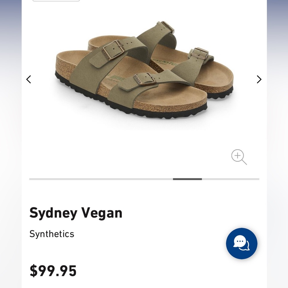 Birkenstock Sydney Vegan Two Strap Sandal